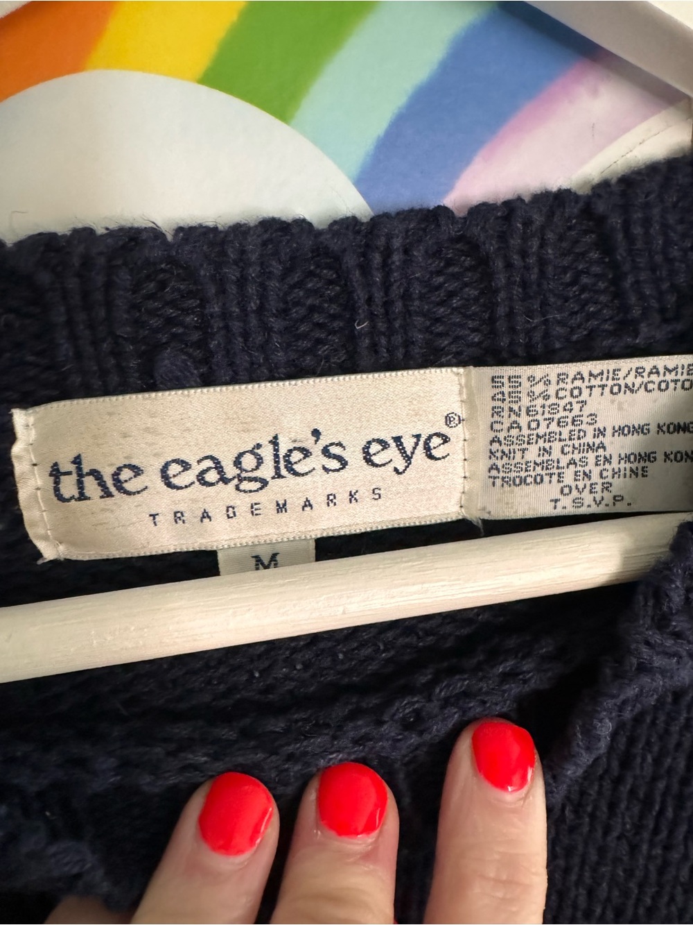 Eagles Eye Morton’s Salt sweater ☔️ medium RARE - Picture 6 of 8